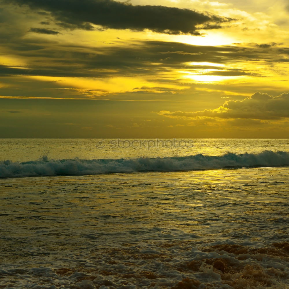 Similar – Golden Lake Ocean Sunset