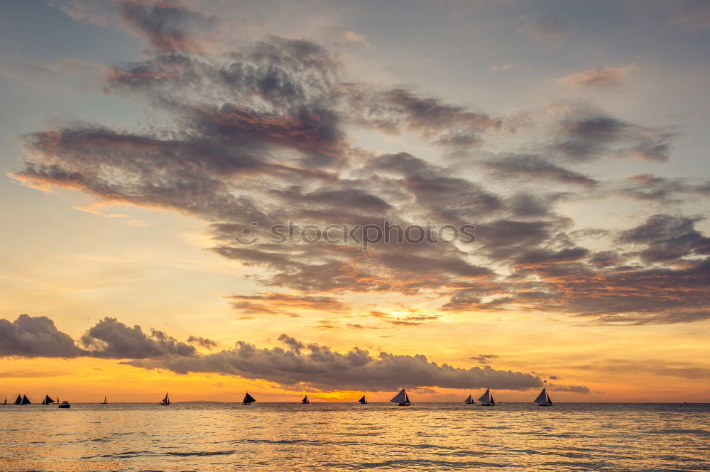 Similar – Image, Stock Photo sunrise boat and sea in thailand kho