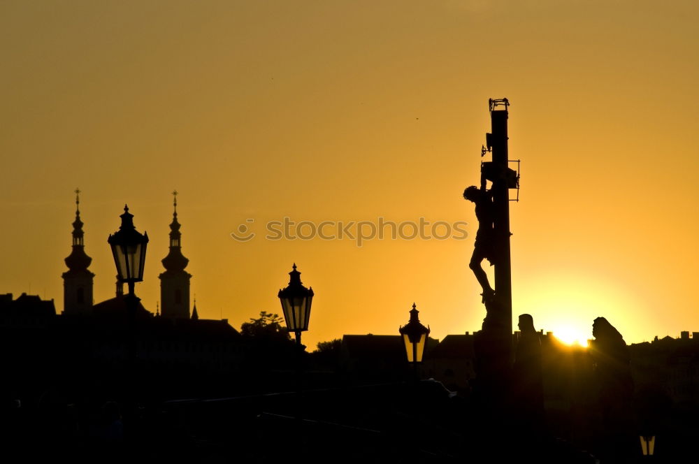 Image, Stock Photo CG# Dresden Old Town Evening Sun