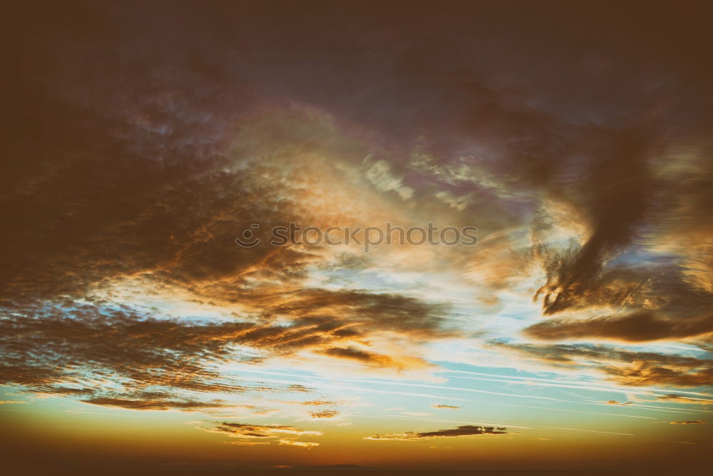 Similar – Image, Stock Photo Sunset in Heeg #3 Clouds