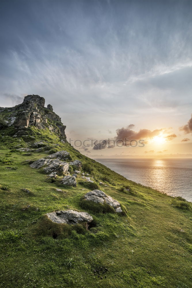 Similar – Image, Stock Photo Coast near Kilt Rock on the Isle of Skye in Scotland