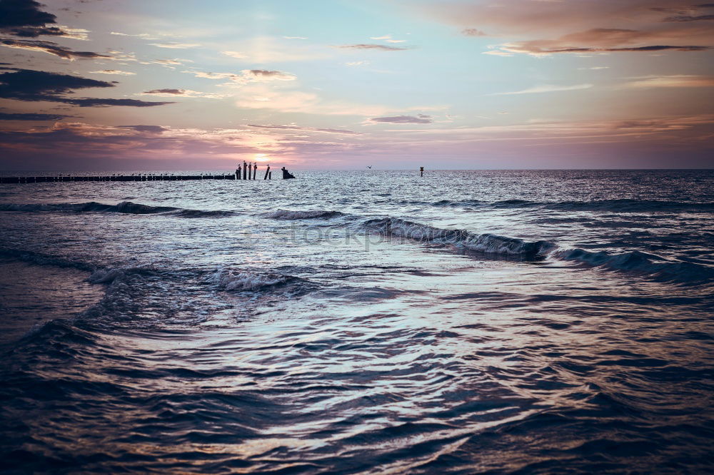 Similar – Evening mood at Michigan Lake