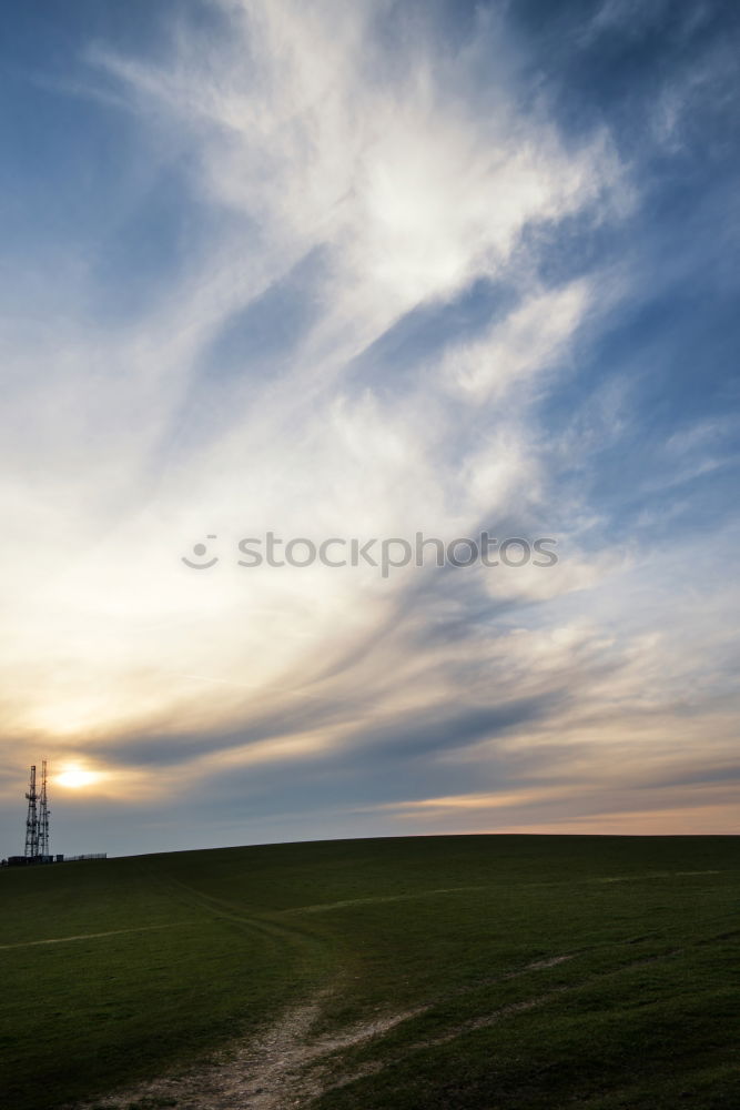 Similar – Sonnenuntergang in Iffeldorf