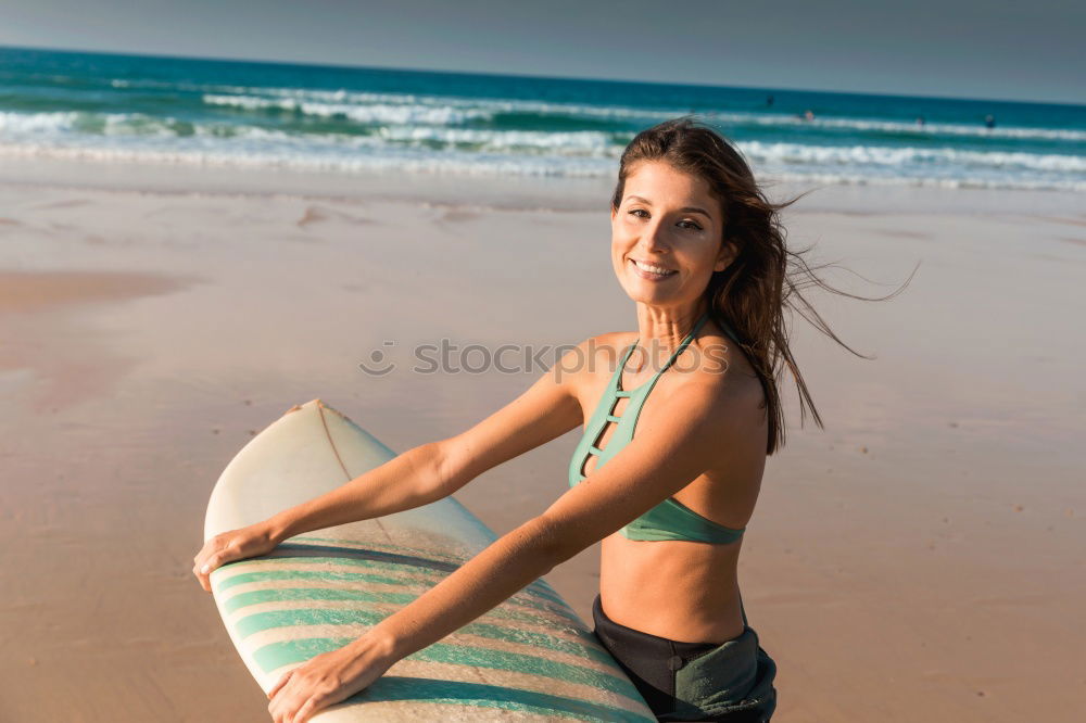 Similar – Image, Stock Photo African female athlete holding soccer ball in hands