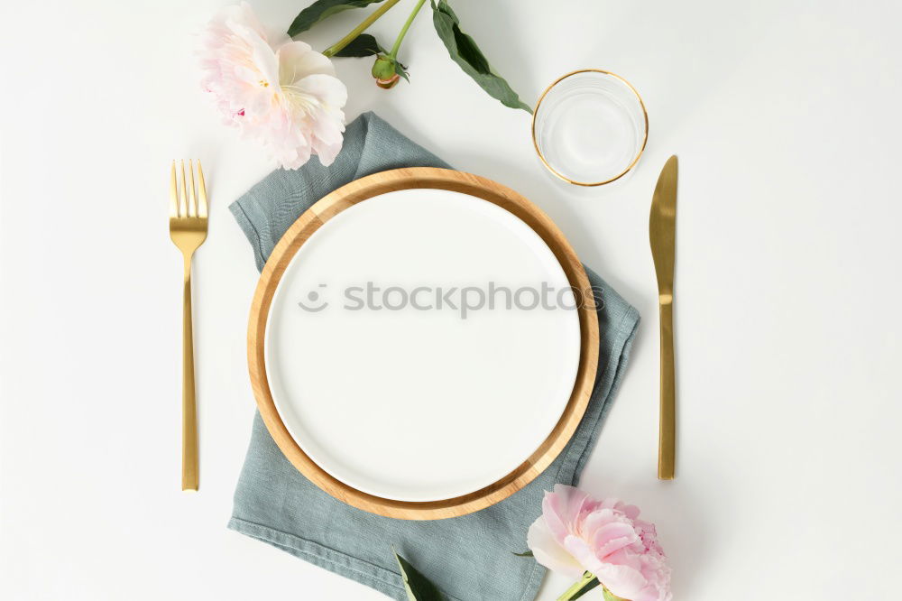 Similar – Garden hand tools, watering can and flowers