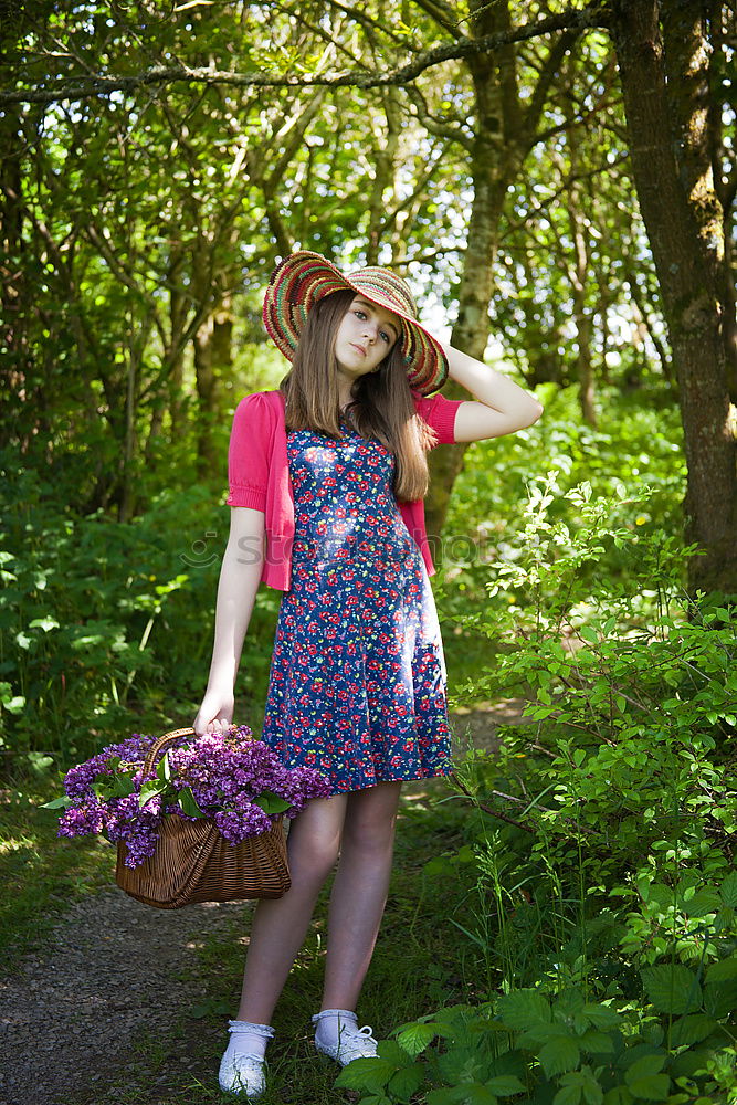 Similar – Image, Stock Photo Carina in the woods. Trip