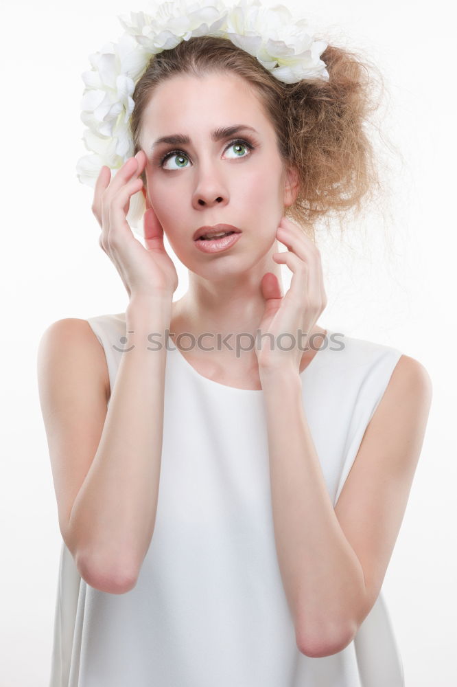 Similar – Image, Stock Photo girl in the wind