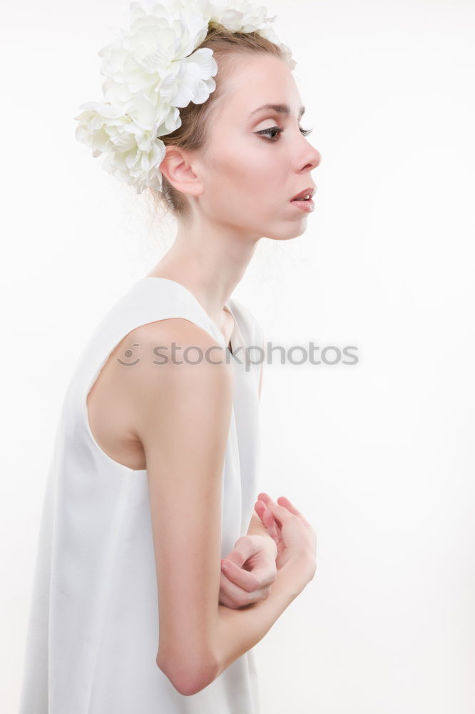 Similar – Image, Stock Photo flying flowers Feminine