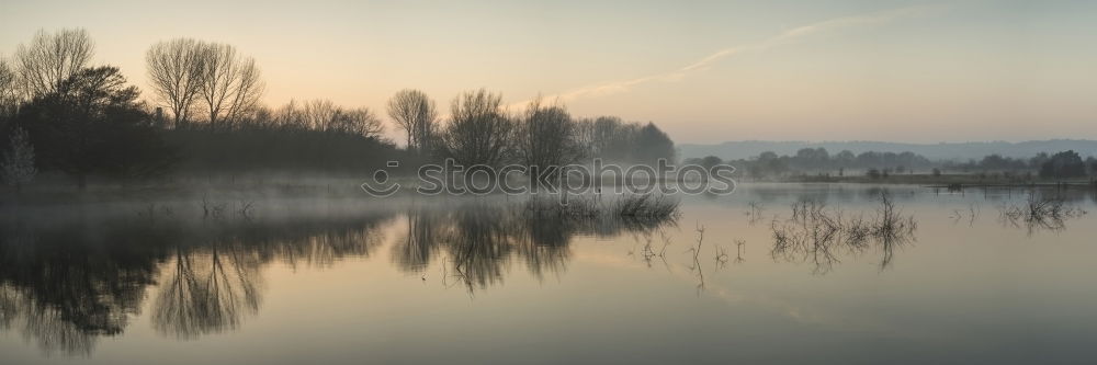 Similar – Image, Stock Photo In the morning Elbe Dawn