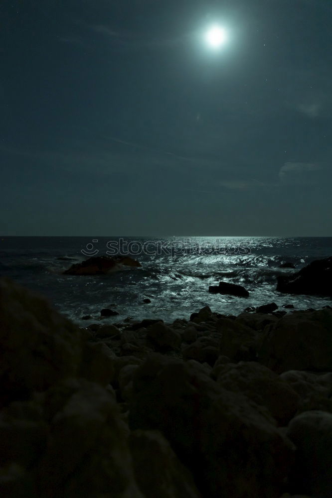 Similar – Image, Stock Photo Moonlight illuminated !