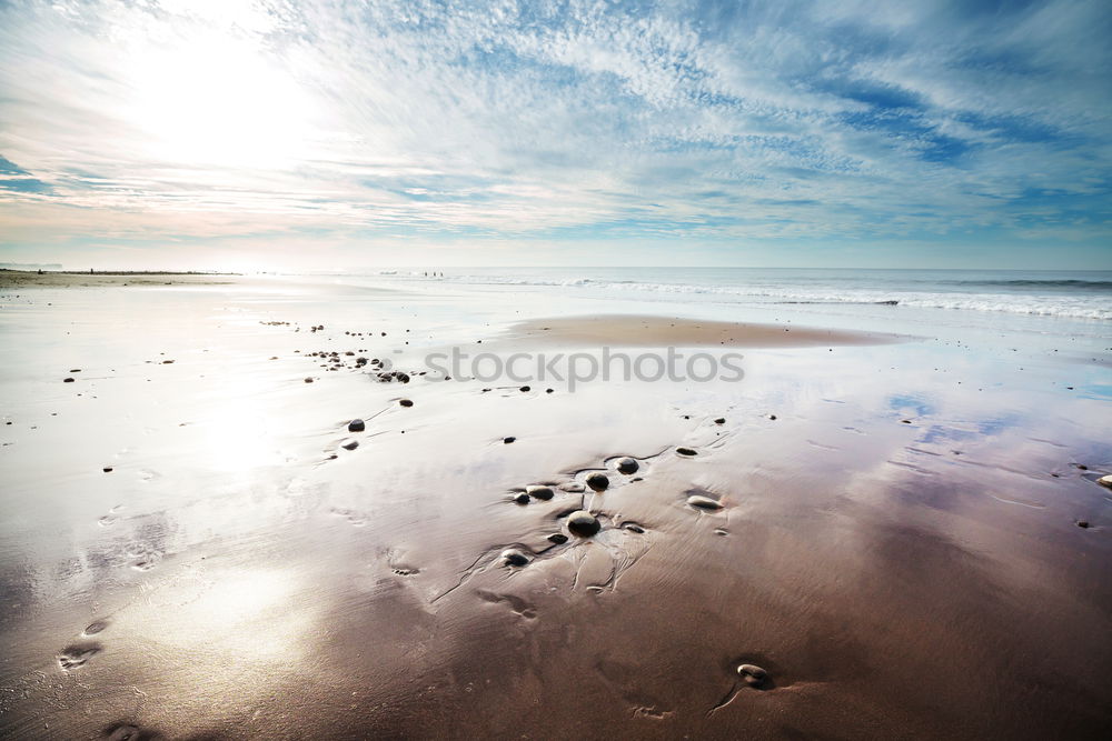 Similar – Image, Stock Photo evening at the beach