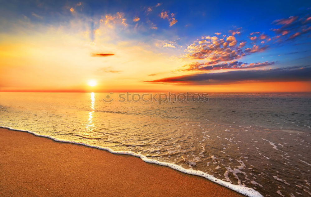 Image, Stock Photo lonely beach of the Baltic Sea