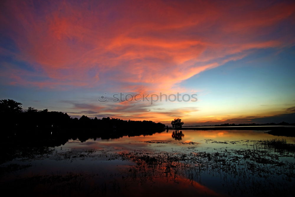 Similar – Image, Stock Photo The lake rests still