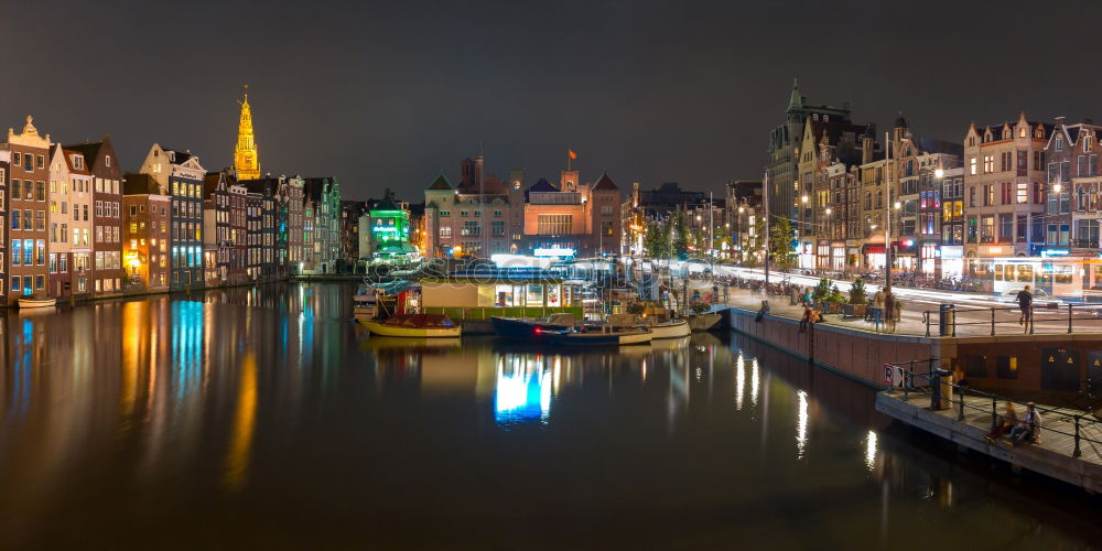 Similar – Image, Stock Photo At night in Hafencity