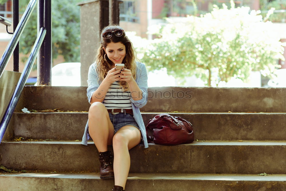 Similar – Image, Stock Photo Crop woman with pile of popcorn