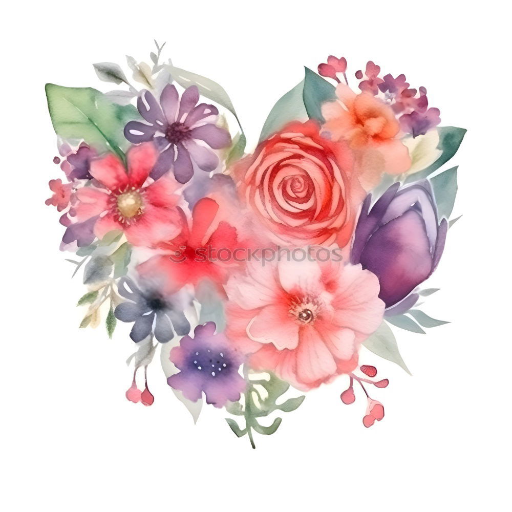 Similar – Image, Stock Photo Rose blossom heart Style