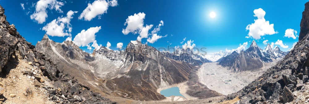 Similar – Image, Stock Photo Clouds and shadows in the Dolomites