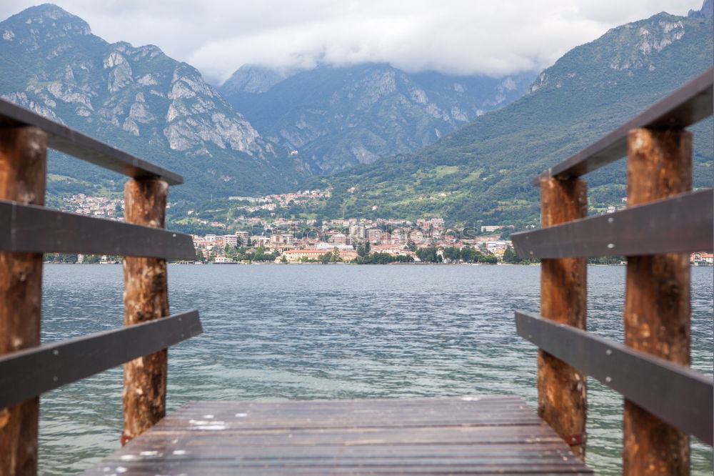 Similar – Image, Stock Photo Summer on Lake Maggiore with a man who takes pictures