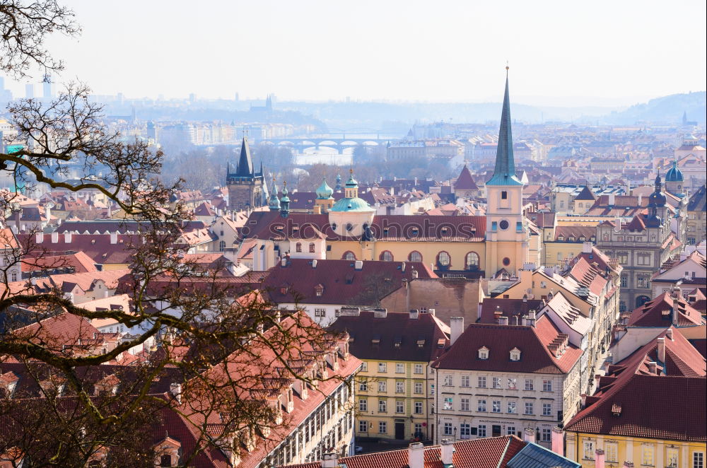 Similar – Image, Stock Photo Panoramic View of Prague, Czech Republic