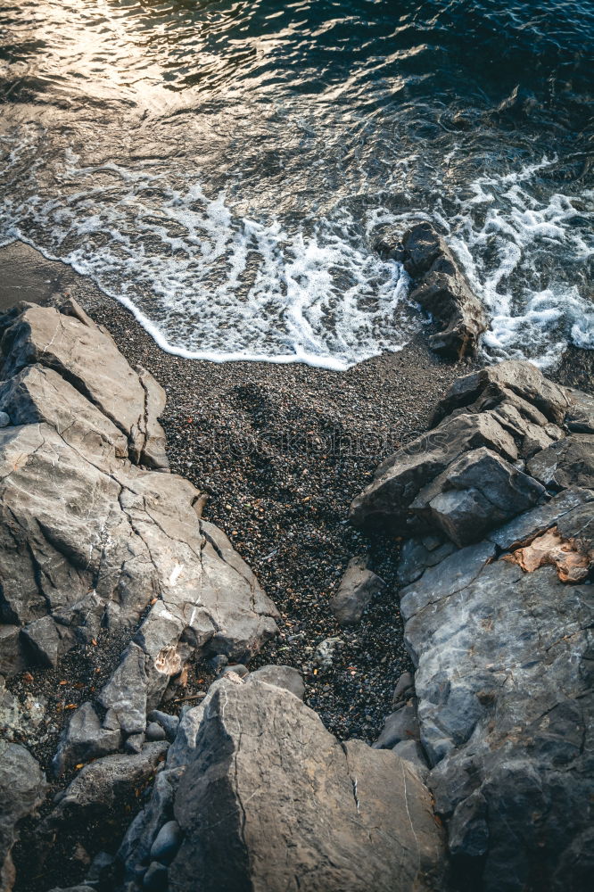 Similar – Image, Stock Photo rocks in the sea Cliff