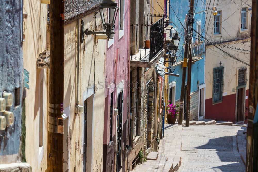 Similar – Image, Stock Photo Narrow street with old buildings