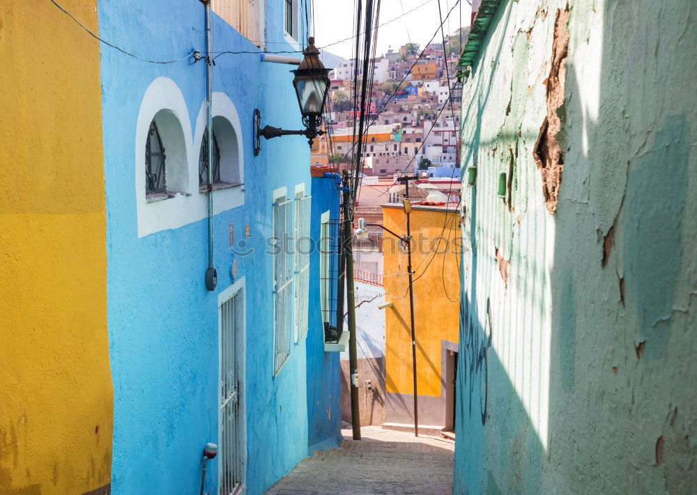 Similar – Image, Stock Photo Narrow street with old buildings