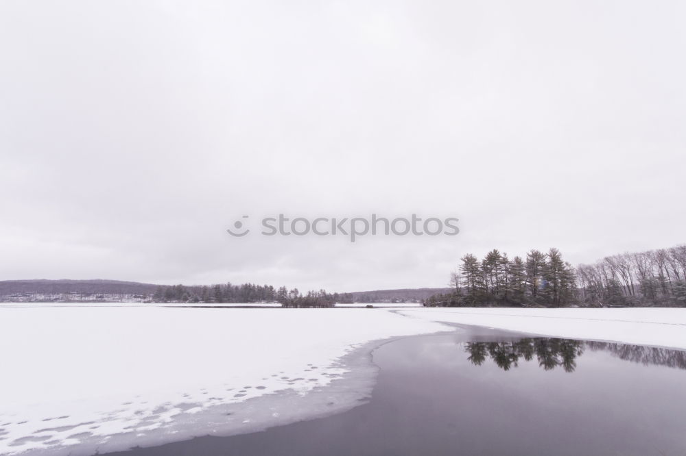 Similar – Vancouver beach covered in snow, BC, Canada