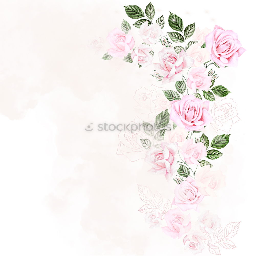 Similar – Image, Stock Photo nicely arranged easter eggs on pink with flowers and blossoms