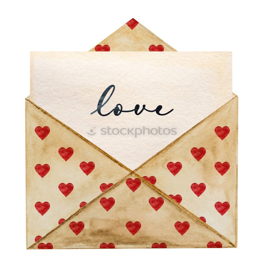 Image, Stock Photo Letter to the Communist Danielovitch Demsky