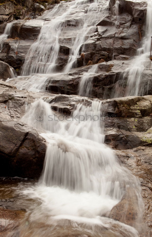 Similar – Small mountain torrent with clear fresh water