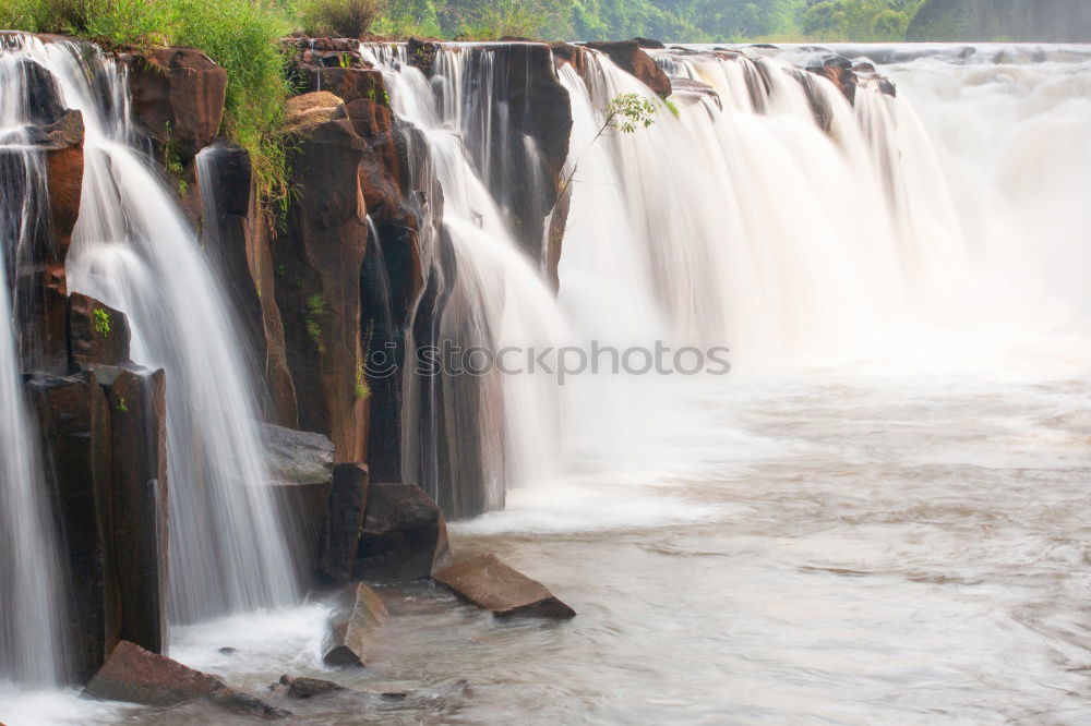 Similar – Image, Stock Photo Water falls Mountain