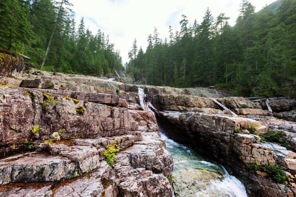 Image, Stock Photo The Dead Waterfall