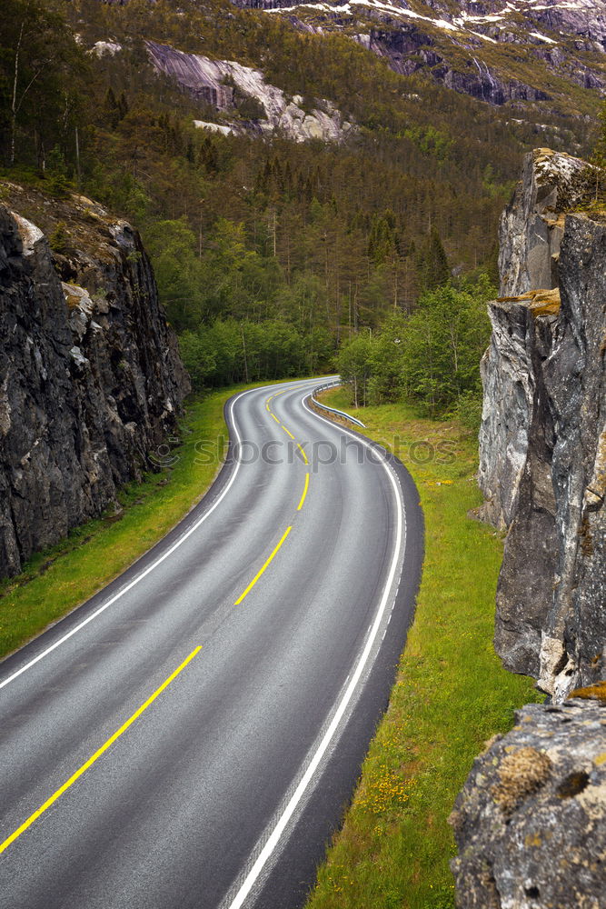 Similar – Asphalt road in hills