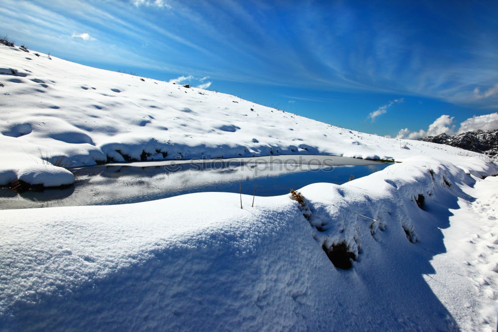 Spuren im Schnee