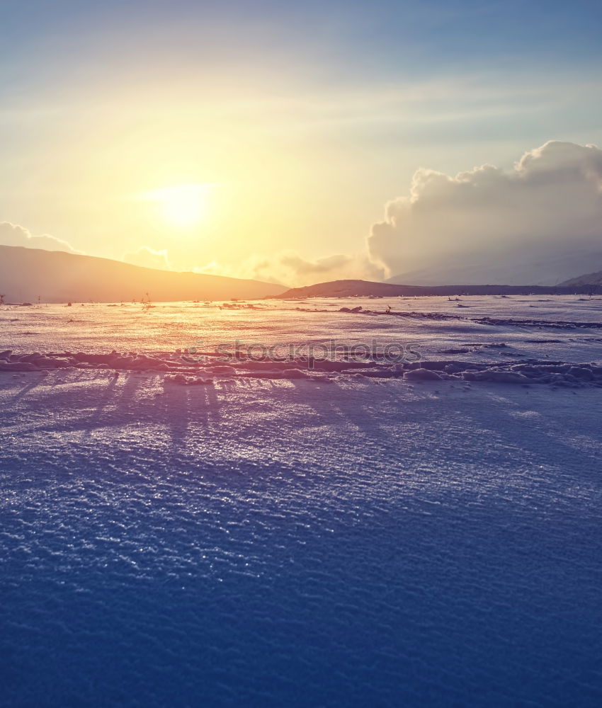 Similar – Image, Stock Photo wintertime Landscape