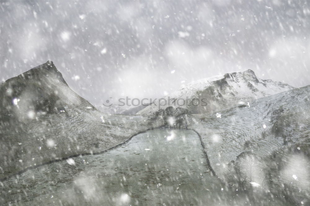 Similar – Image, Stock Photo From snow to water Stairs