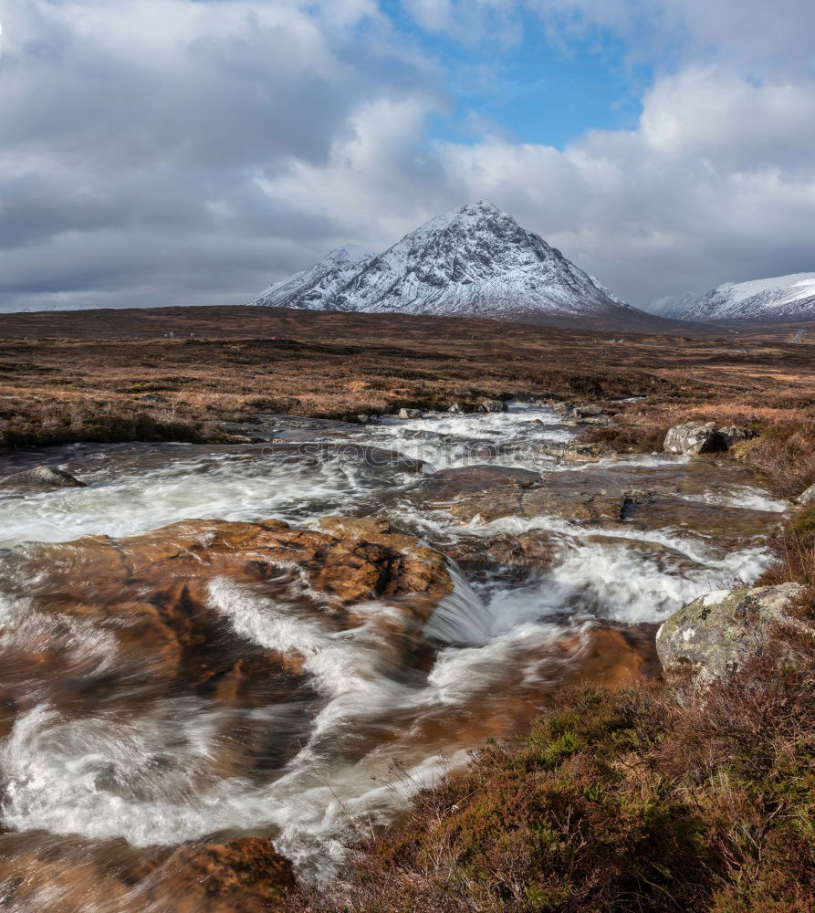 Similar – Image, Stock Photo Landscape at the coast of the Isle of Skye in Scotland