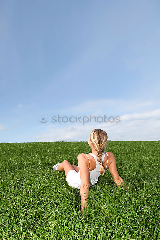 Similar – Image, Stock Photo Father and daughter playing with cardboard toy airplane