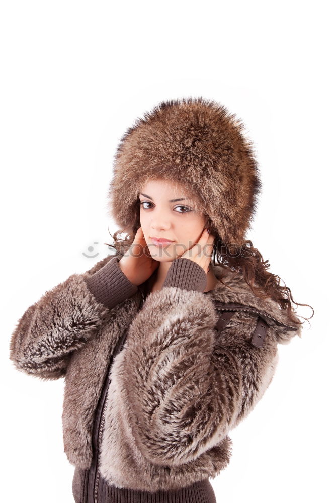 Similar – winter girl Colour photo