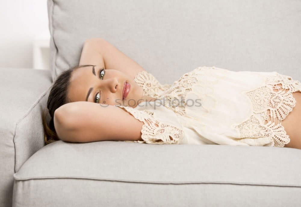 Similar – Image, Stock Photo Striped baby belly