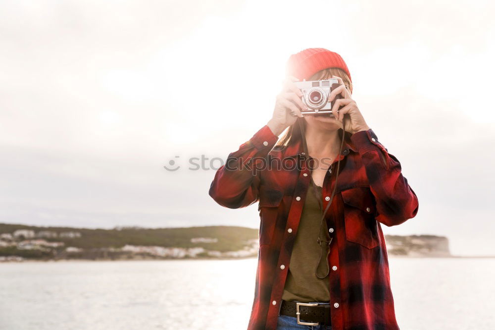 Similar – Image, Stock Photo Landing approach with cross winches