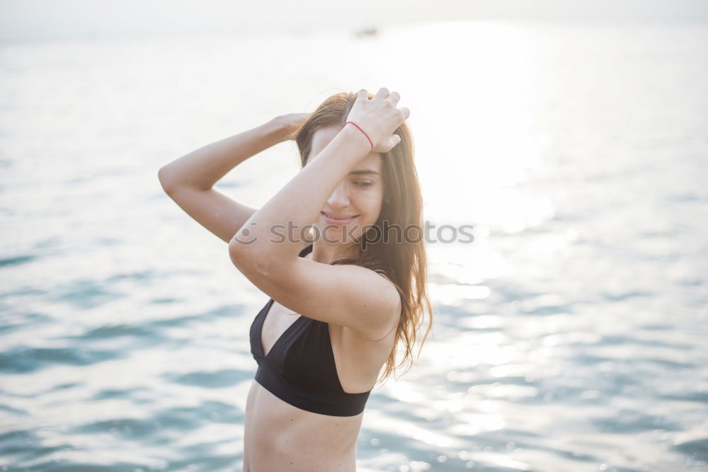 Similar – Image, Stock Photo African female athlete holding soccer ball in hands