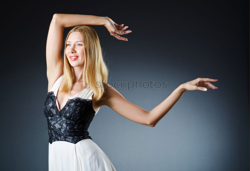 Similar – bored young woman stares at the ceiling