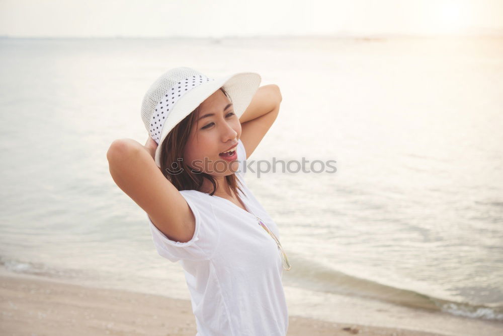 Similar – Thoughtful boy with hat