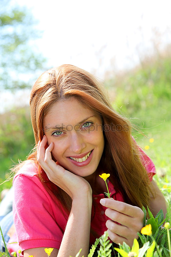 Similar – blue eyed Woman Feminine