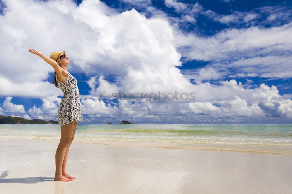 Similar – Foto Bild strandlauf#1 Strand Meer