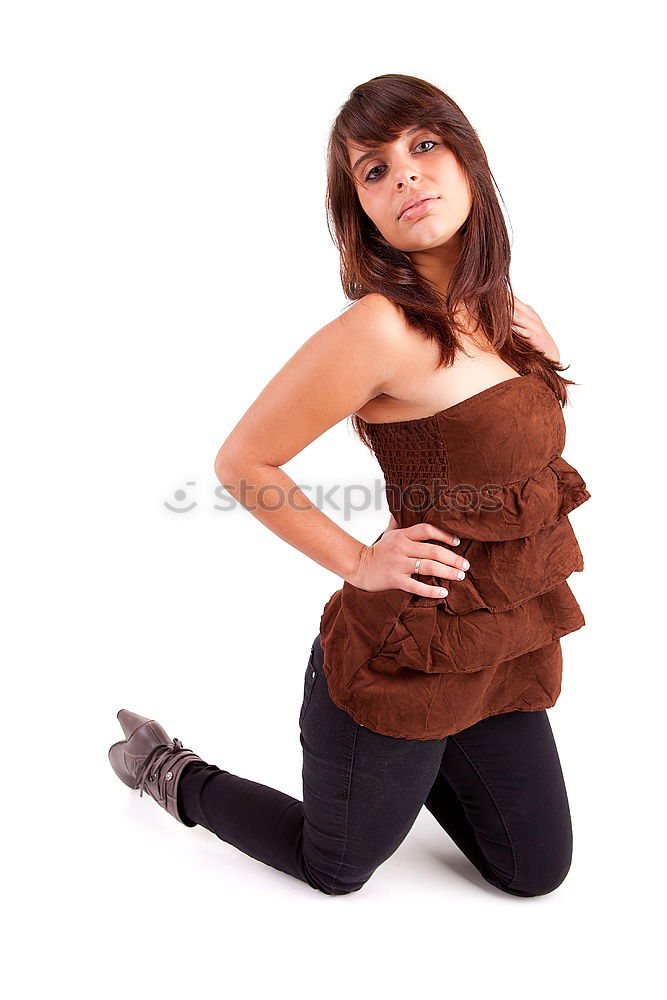 Similar – Image, Stock Photo Stylish pretty Asian woman in hat