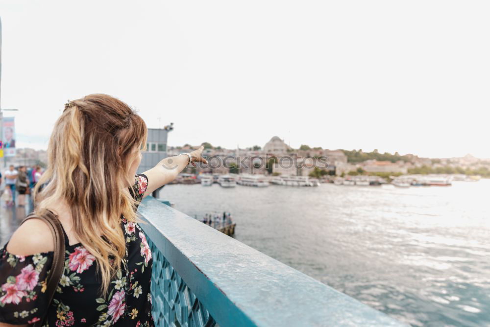 Similar – Image, Stock Photo Beautiful girl with a hat and sunglasses posing in Sydney, with Harbour Bridge in the background.