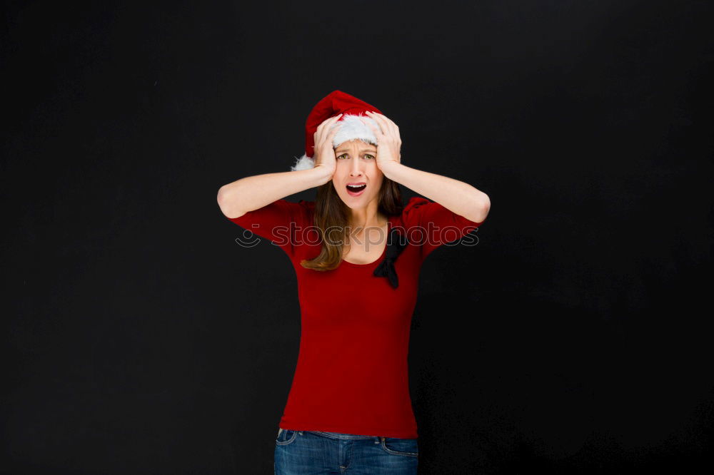 Similar – Image, Stock Photo surprised child in New Year’s Eve on black background