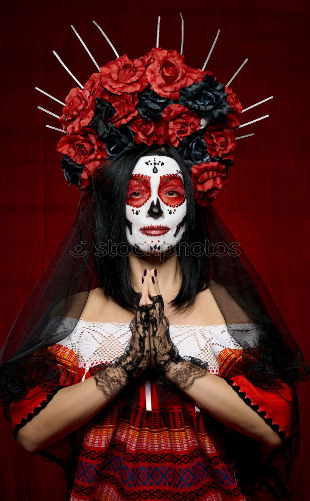 Similar – Image, Stock Photo young woman in halloween costume